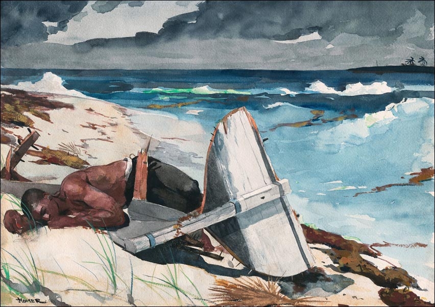 Image of After the Hurricane, Bahamas, Winslow Homer - plakat Wymiar do wyboru: 59,4x42 cm