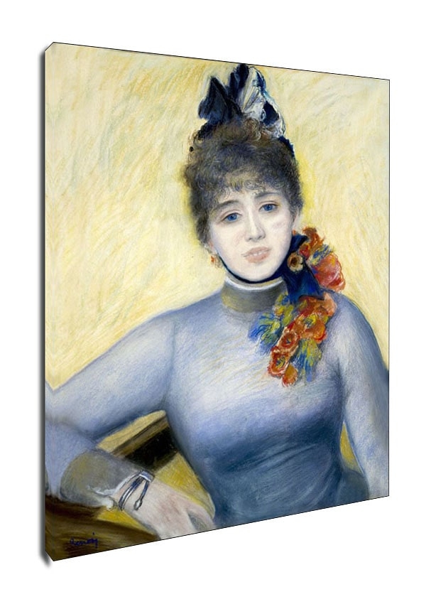 Image of Caroline Rémy (Séverine), Auguste Renoir - obraz na płótnie Wymiar do wyboru: 70x100 cm