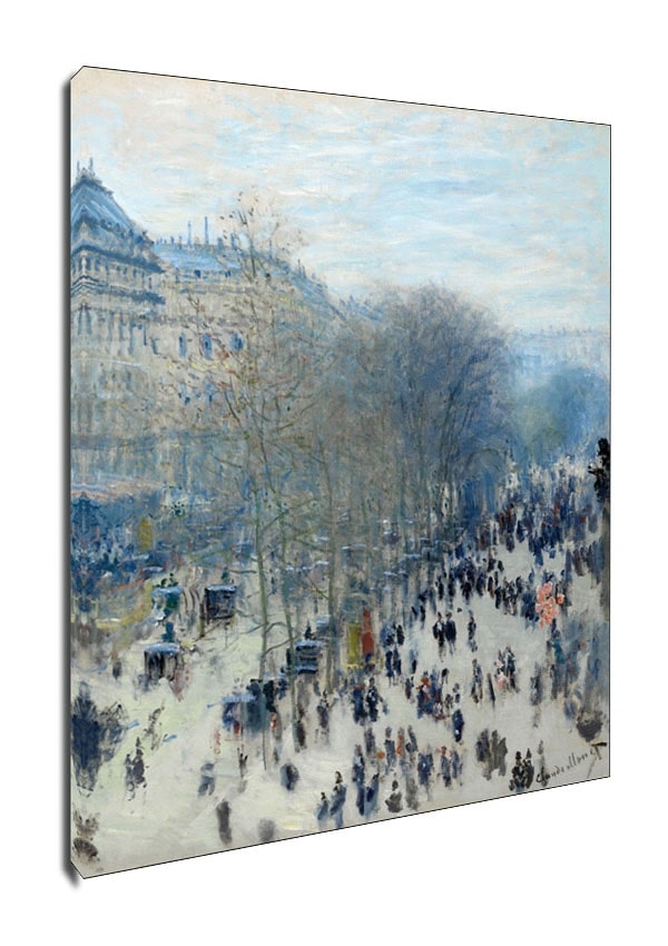 Image of Boulevard des capucines, Claude Monet - obraz na płótnie Wymiar do wyboru: 20x30 cm