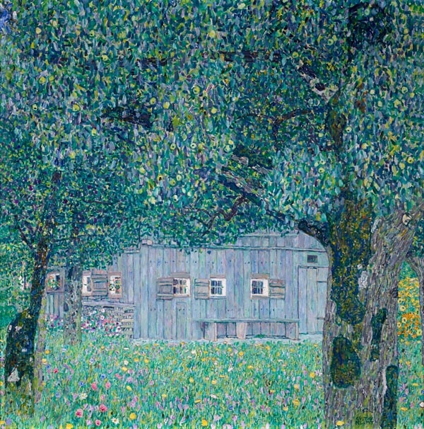Image of Gospodarstwo rolne w górnej Austrii, Gustav Klimt - plakat Wymiar do wyboru: 60x60 cm