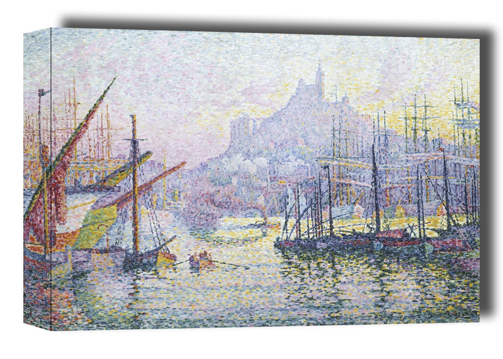 Image of Notre Dame de la Garde, Paul Signac - obraz na płótnie Wymiar do wyboru: 50x40 cm