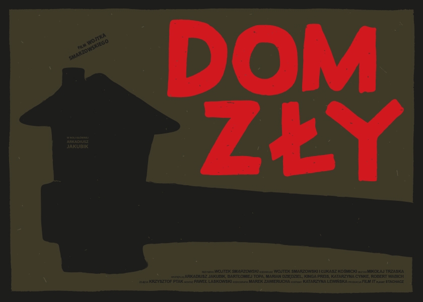 Image of Dom Zły - plakat Wymiar do wyboru: 59,4x42 cm