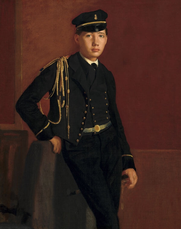 Image of Achille De Gas in the Uniform of a Cadet, Edgar Degas - plakat Wymiar do wyboru: 29,7x42 cm