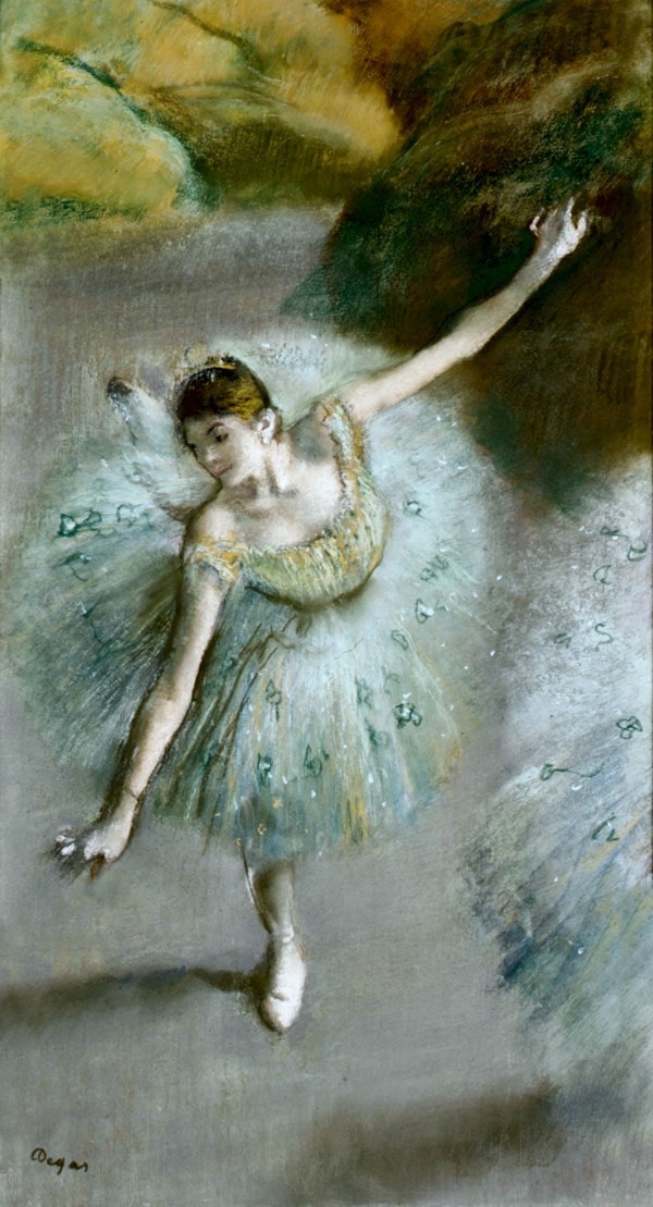 Image of Dancer in Green, Edgar Degas - plakat Wymiar do wyboru: 40x50 cm