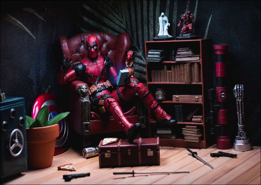 Image of Deadpool, Marvel - plakat Wymiar do wyboru: 29,7x21 cm