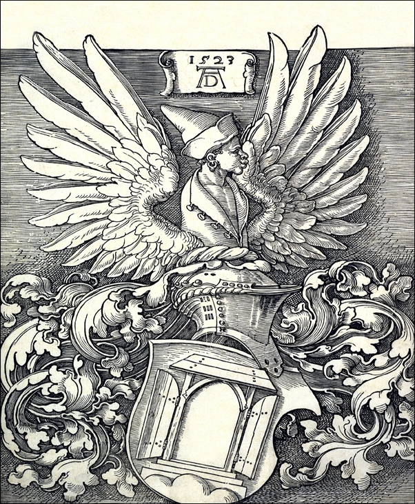 Image of Coat of Arms of Albrecht Dürer, Albrecht Durer - plakat Wymiar do wyboru: 21x29,7 cm