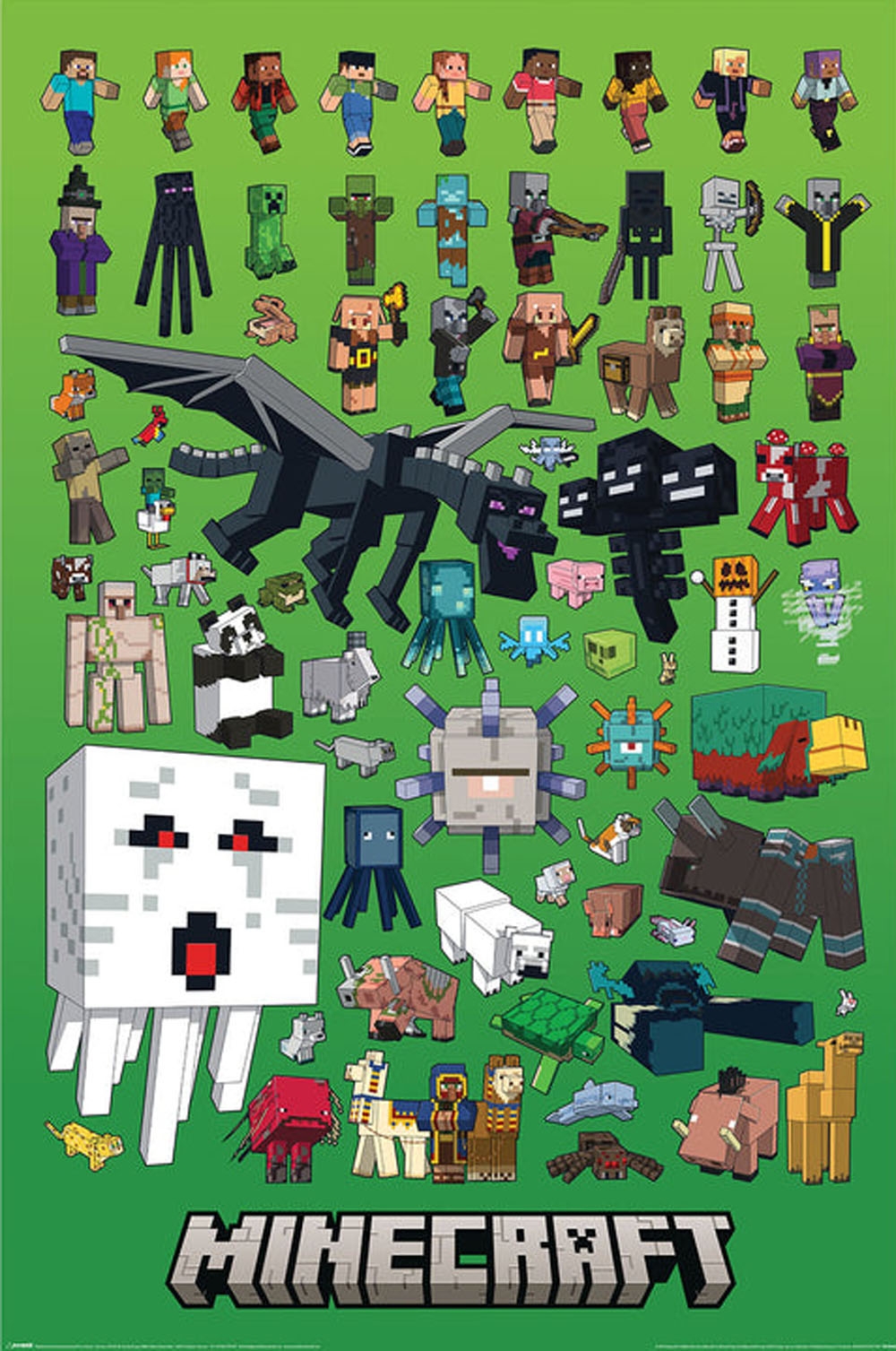 Image of Minecraft Bohaterowie - plakat