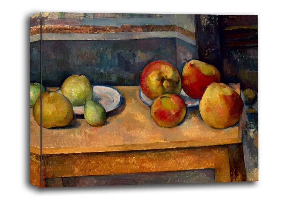 Image of Still Life with Apples and Pears, Paul Cézanne - obraz na płótnie Wymiar do wyboru: 40x30 cm