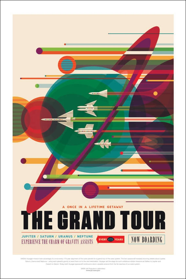 Image of Grand tour - plakat Wymiar do wyboru: 30x40 cm