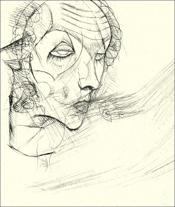 Image of Self portrait II, Egon Schiele - plakat Wymiar do wyboru: 40x60 cm