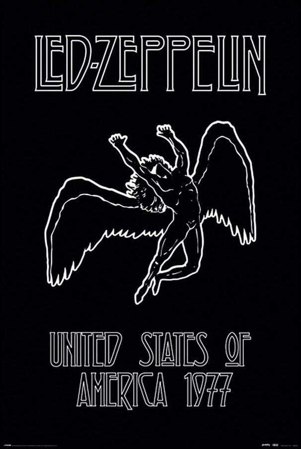 Image of Led Zeppelin United States of America 1977 - plakat