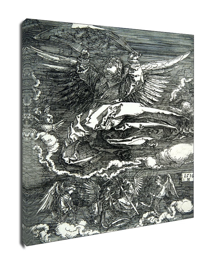 Image of The Sudarium Held by One Angel, Albrecht Durer - obraz na płótnie Wymiar do wyboru: 40x50 cm