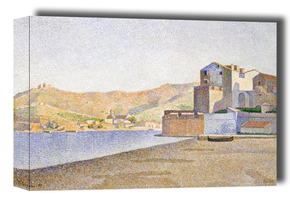 Image of The Town Beach, Collioure, Opus 165, Paul Signac - obraz na płótnie Wymiar do wyboru: 40x30 cm