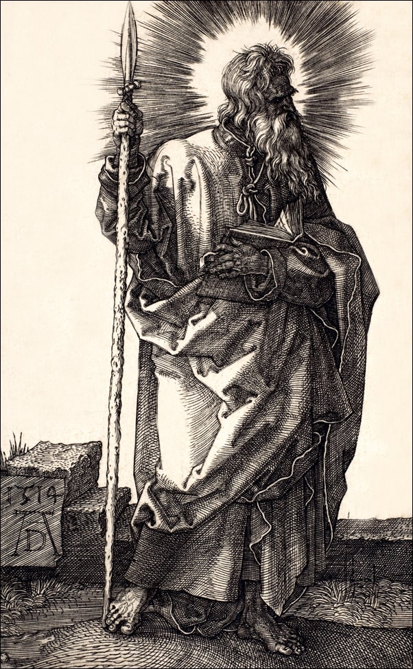 Image of Saint Thomas, Albrecht Durer - plakat Wymiar do wyboru: 30x40 cm