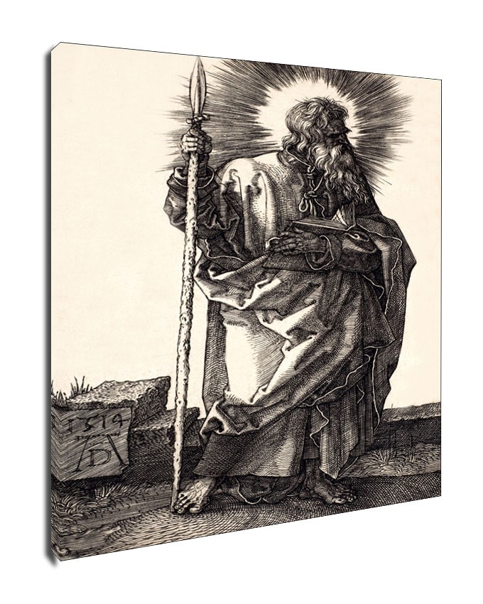 Image of Saint Thomas, Albrecht Durer - obraz na płótnie Wymiar do wyboru: 30x40 cm