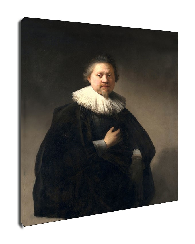 Image of Portrait of a Man, probably a Member of the Van Beresteyn Family, Rembrandt - obraz na płótnie Wymiar do wyboru: 20x30 cm