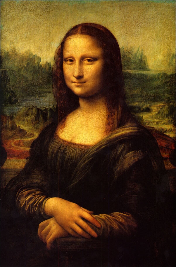 Image of Mona Lisa Leonardo da Vinci - plakat Wymiar do wyboru: 21x29,7 cm