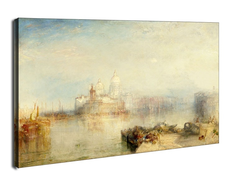 Image of The Dogana and Santa Maria della Salute, Venice, William Turner - obraz na płótnie Wymiar do wyboru: 120x90 cm