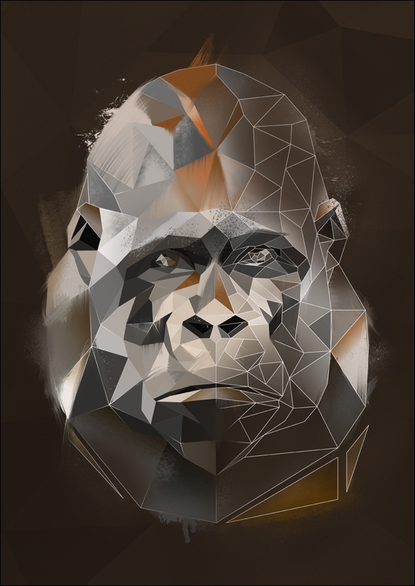 Image of Goryl tło - plakat Wymiar do wyboru: 50x70 cm