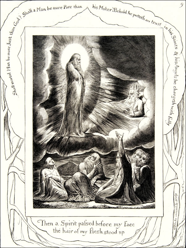 Image of The Vision of Eliphaz, William Blake - plakat Wymiar do wyboru: 30x40 cm