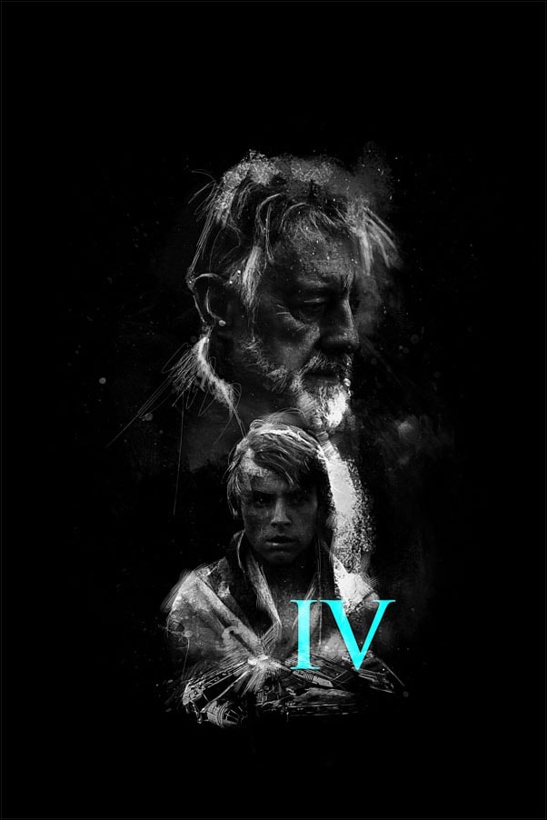 Image of Star Wars Gwiezdne Wojny epizod IV - plakat premium Wymiar do wyboru: 30x40 cm