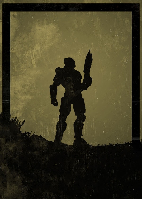 Image of Dawn of Heroes - Masterchief, Halo - plakat Wymiar do wyboru: 40x60 cm