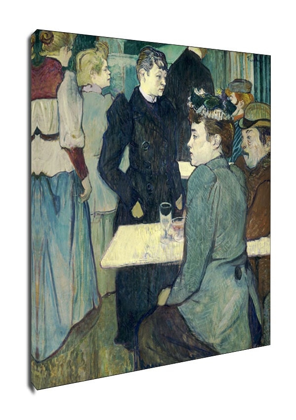 Image of A Corner of the Moulin de la Galette, Henri de Toulouse-Lautrec - obraz na płótnie Wymiar do wyboru: 60x80 cm