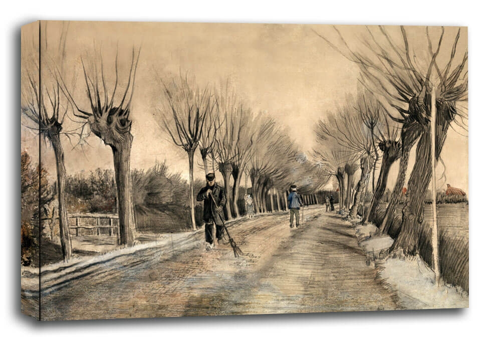 Image of Road in Etten, Vincent van Gogh - obraz na płótnie Wymiar do wyboru: 70x50 cm