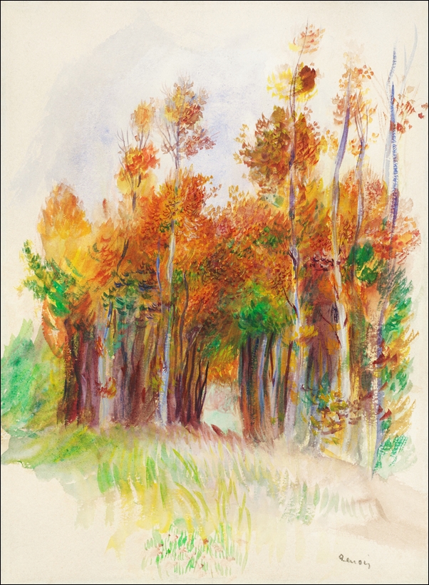 Image of Grove of Trees, Auguste Renoir - plakat Wymiar do wyboru: 61x91,5 cm