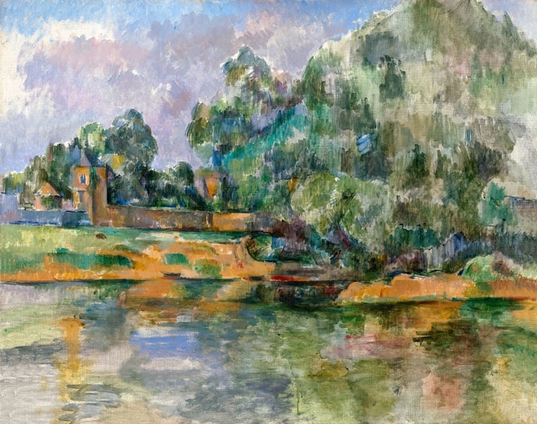 Image of Riverbank, Paul Cézanne - plakat Wymiar do wyboru: 100x70 cm