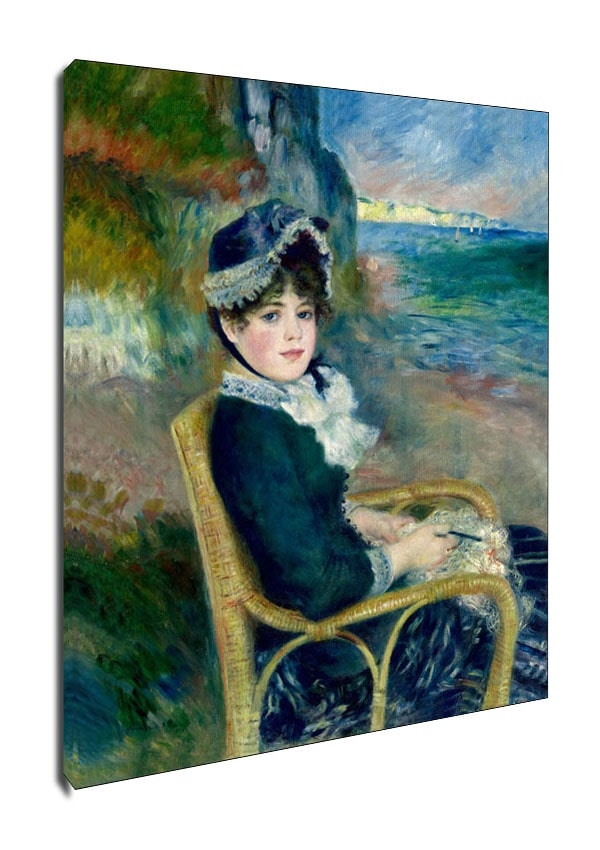 Image of By the Seashore, Auguste Renoir - obraz na płótnie Wymiar do wyboru: 30x40 cm