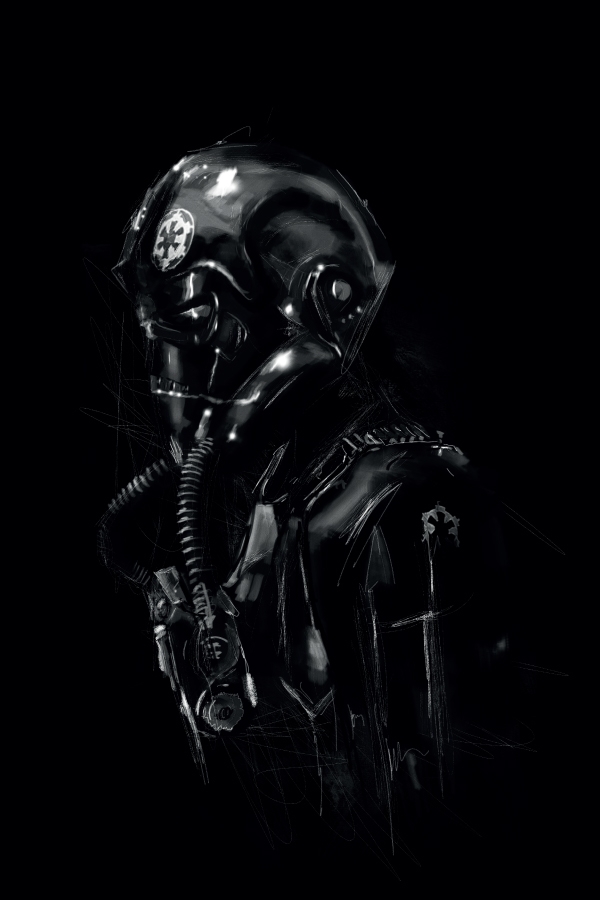 Image of Star Wars Gwiezdne Wojny TIE pilot - plakat premium Wymiar do wyboru: 30x40 cm