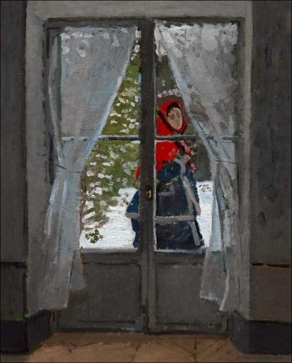 Image of The Red Kerchief, Claude Monet - plakat Wymiar do wyboru: 42x59,4 cm