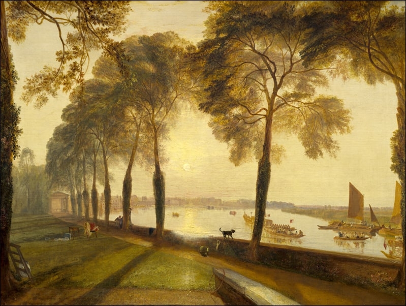 Image of Mortlake Terrace, William Turner - plakat Wymiar do wyboru: 40x30 cm