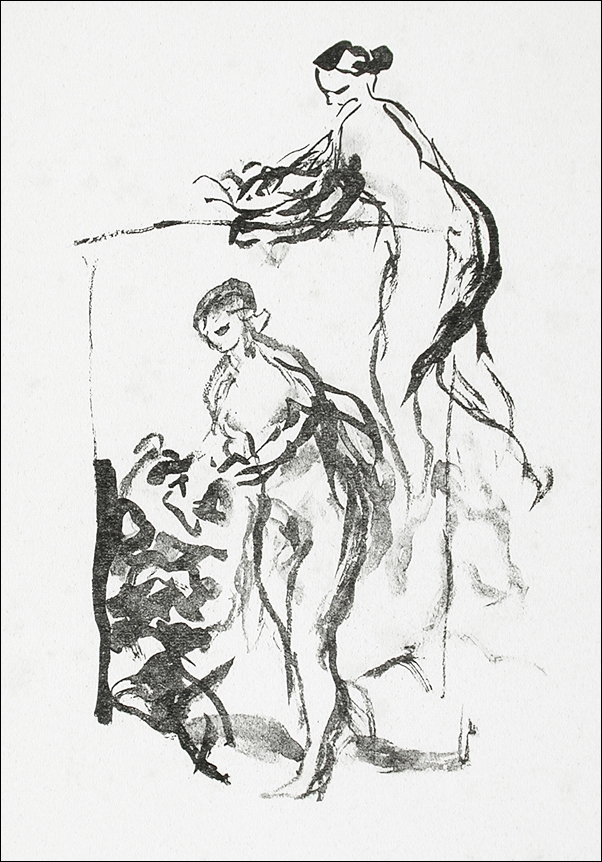 Image of Femme au cep de vigne, troisiéme variante, Auguste Renoir - plakat Wymiar do wyboru: 61x91,5 cm