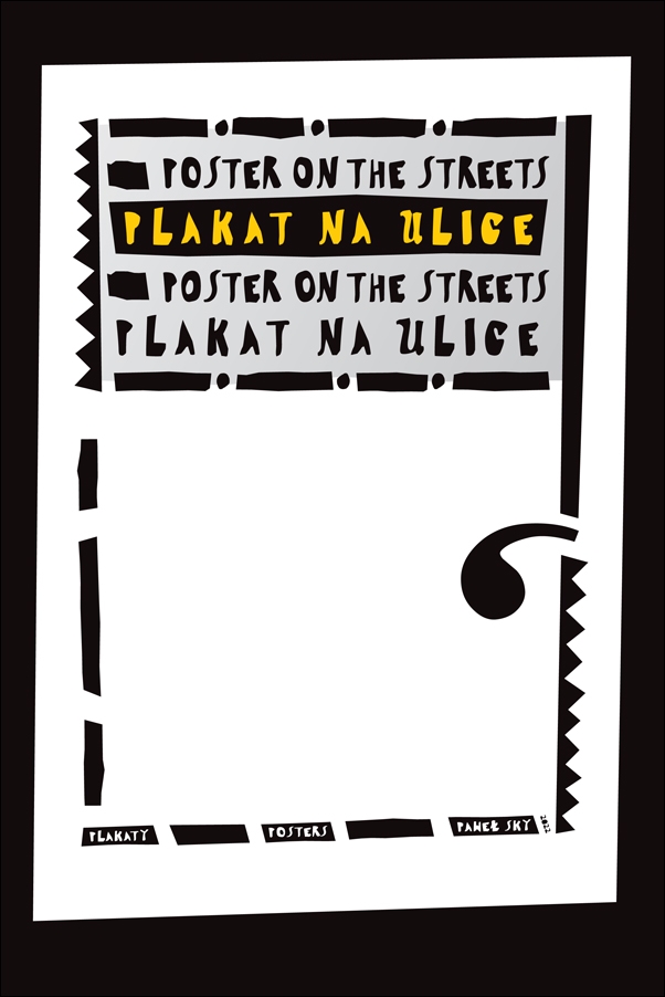 Image of Plakat na ulice - plakat Wymiar do wyboru: 29,7x42 cm