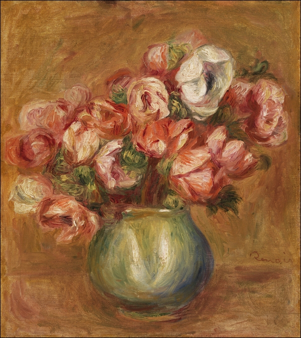 Image of Anemones, Auguste Renoir - plakat Wymiar do wyboru: 42x59,4 cm