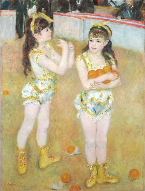 Image of Acrobats at the Cirque Fernando, Auguste Renoir - plakat Wymiar do wyboru: 29,7x42 cm