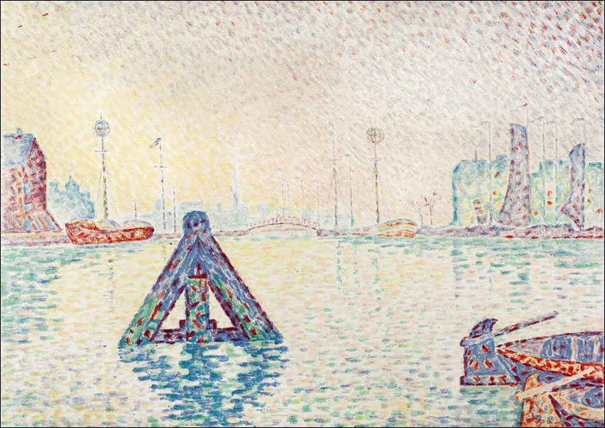 Image of In Holland–The Buoy, Paul Signac - plakat Wymiar do wyboru: 29,7x21 cm