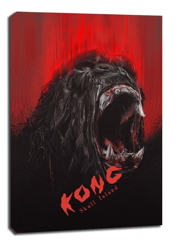 Image of Kong Wyspa Czaszki - obraz na płótnie Wymiar do wyboru: 30x40 cm