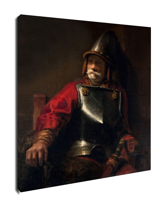 Image of Man in Armor (Mars), Rembrandt - obraz na płótnie Wymiar do wyboru: 30x40 cm