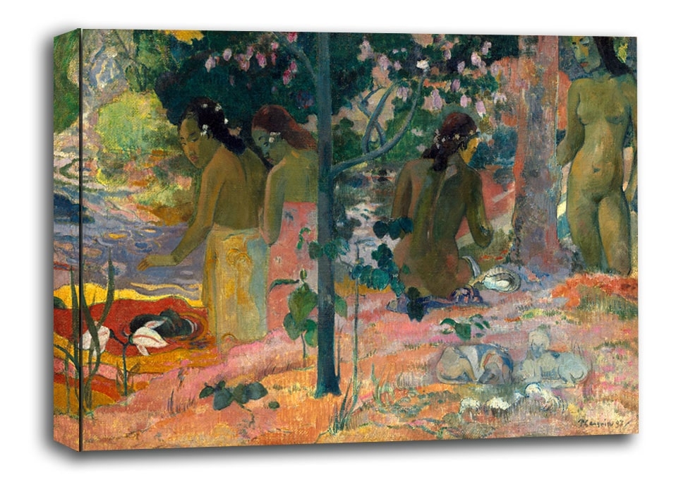 Image of The Bathers, Paul Gauguin - obraz na płótnie Wymiar do wyboru: 30x20 cm