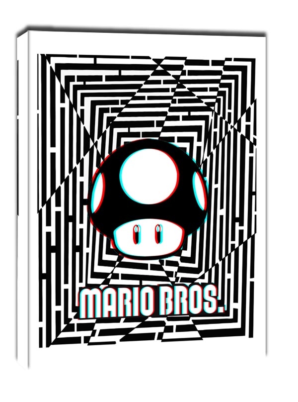 Image of Maze Gaze Mario Bros - obraz na płótnie Wymiar do wyboru: 20x30 cm