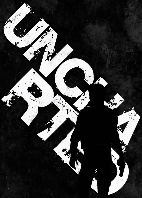 Image of Typography Stencils - Uncharted - plakat Wymiar do wyboru: 60x80 cm