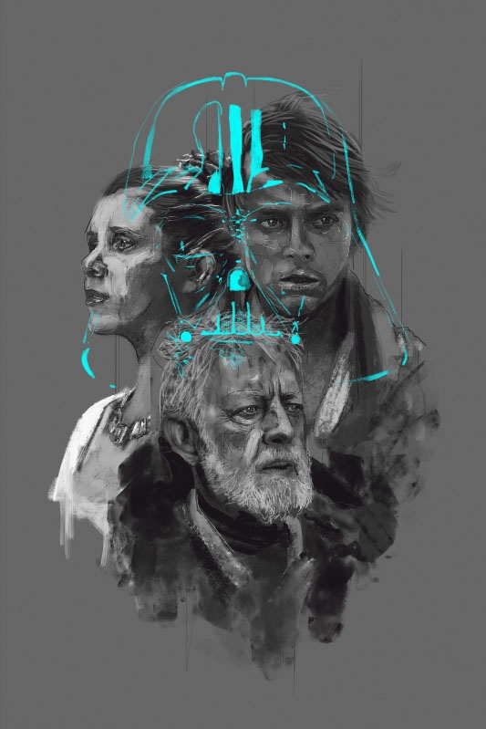 Image of Star Wars Gwiezdne Wojny II Generacja - plakat premium Wymiar do wyboru: 30x45 cm