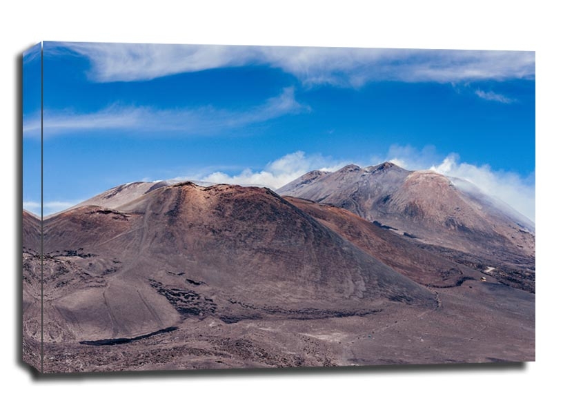 Image of Etna Wulkan - obraz na płótnie Wymiar do wyboru: 100x70 cm