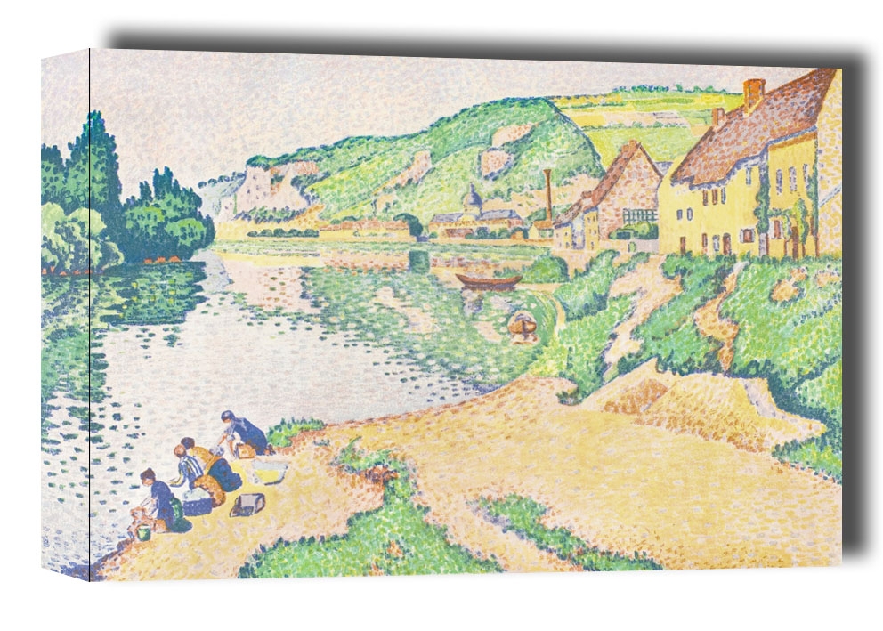 Image of The Andelys, Paul Signac - obraz na płótnie Wymiar do wyboru: 120x90 cm