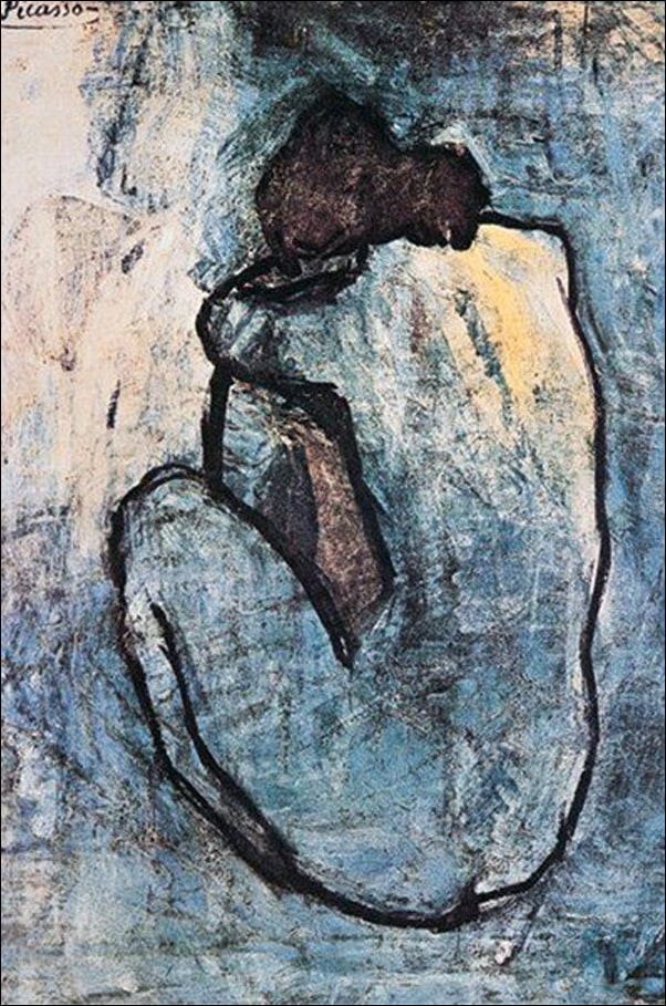 Image of Pablo Picasso Blue Nude - plakat