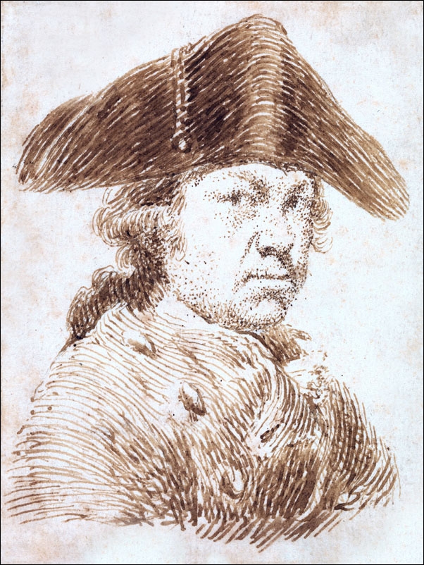 Image of Self-Portrait in a Cocked Hat, Francisco Goya - plakat Wymiar do wyboru: 40x50 cm