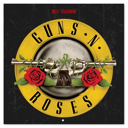 Image of Guns N' Roses - Oficjalny Kalendarz 2025 Ścienny